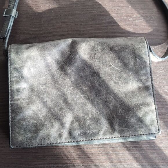 Aritzia auxiliary grey leather bag - Picture 5 of 14
